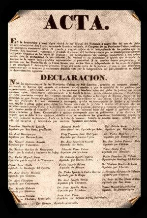 Declaración de la independencia