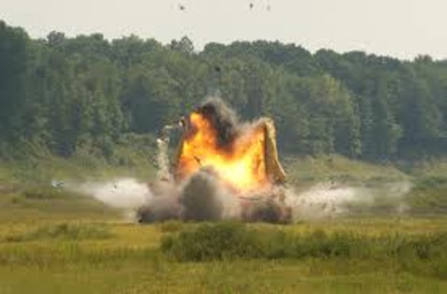 Firing on fort Sumter, SC