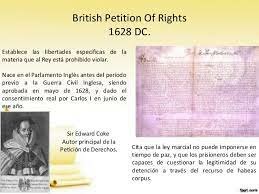 PETICION DE DERECHOS BRITANICA