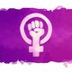 Ilustracion acuarela bandera feminista puno simbolo femenino 23 2148868506