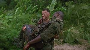 Forrest saves the members of his platoon in battle