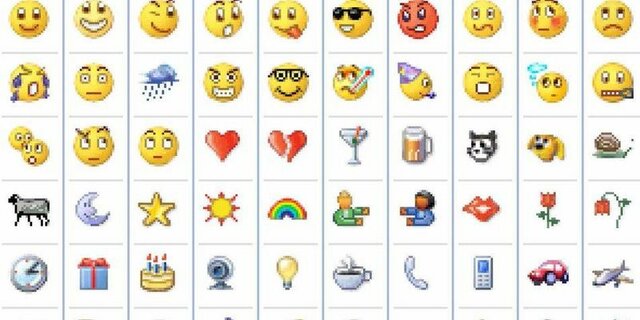 Llegada de los emoticones