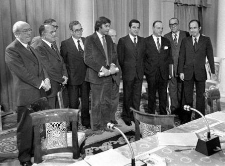 Partidos políticos que protagonizaron la transición.