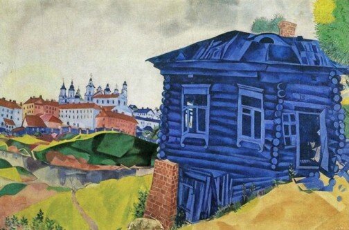 La casa blu - Marc Chagall