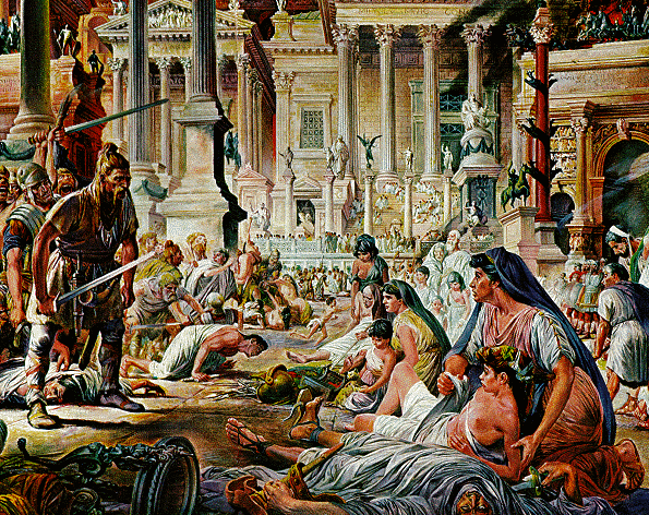 Saqueo de Roma por el rey visigodo Alarico