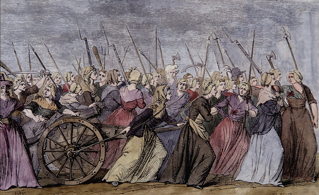 LE DONNE MARCIANO SU VERSAILLES