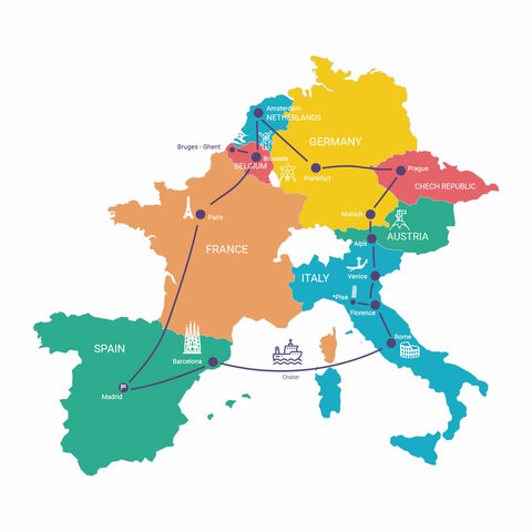 Expansión por Europa Occidental