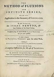 “Methodus fluxionum et serierum infinitorum"