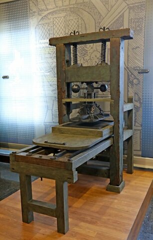 Llegada de la imprenta.