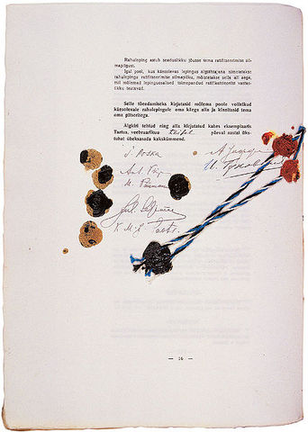 Тартуский мирный договор между РСФСР и Эстонией