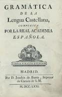 La publicación de la primera gramática en una lengua vulgarEuropea