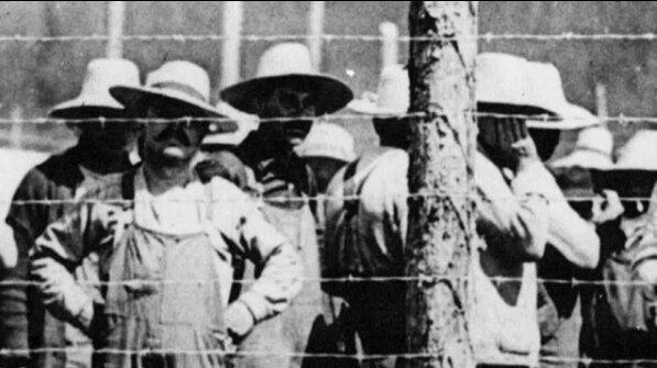 Enemy Aliens forced into Labor