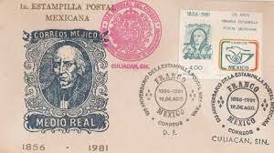 1856. Correo postal en México
