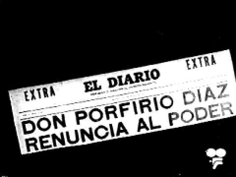 la renuncia de Porfirio Díaz
