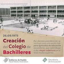 El decreto de creación del Colegio de Bachilleres