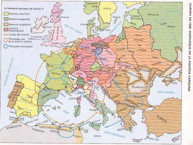 Comienzo del reinado de Carlos I