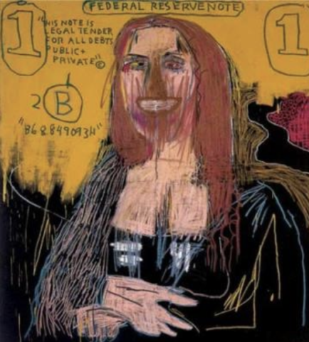 La mona lisa. Basquiat