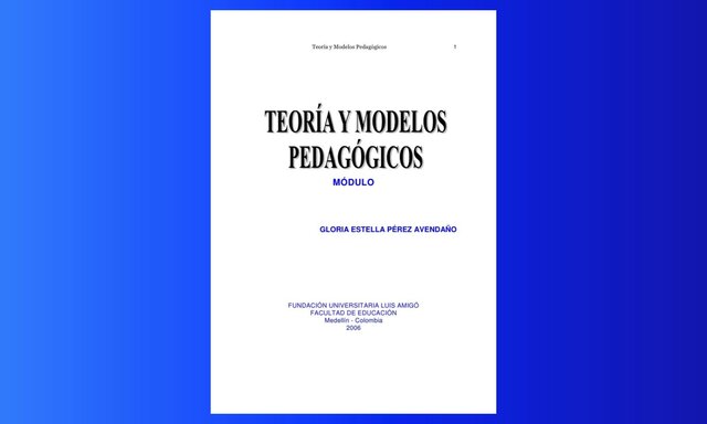 Teorías pedagógicas