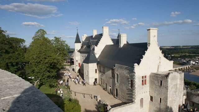 Castillo de Chinon. (Valle del río Loira).