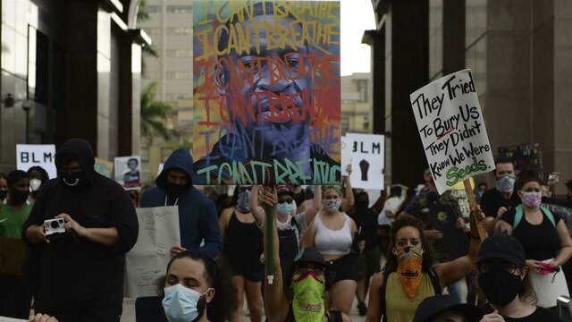 George Floyd's tragic death by a cop sparks the global movement "BLACK LIVES MATTER"