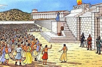 Reforma de Clístenes. Modelo democrático de Atenas