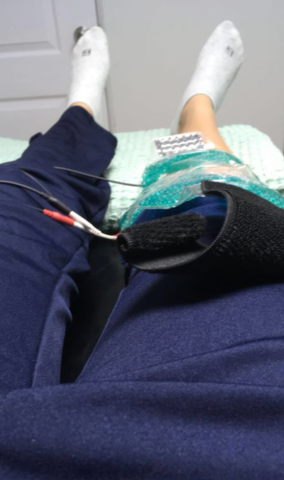 Me lesioné la rodilla