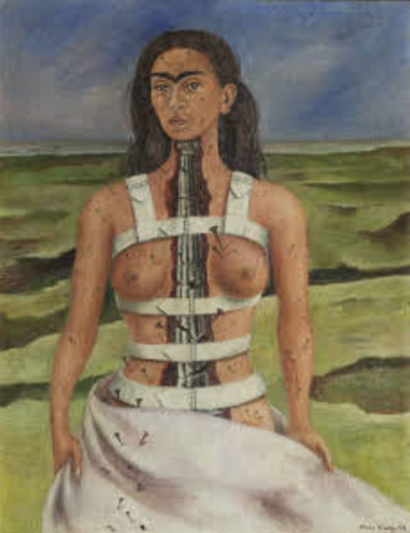 La columna rota, Frida Kahlo