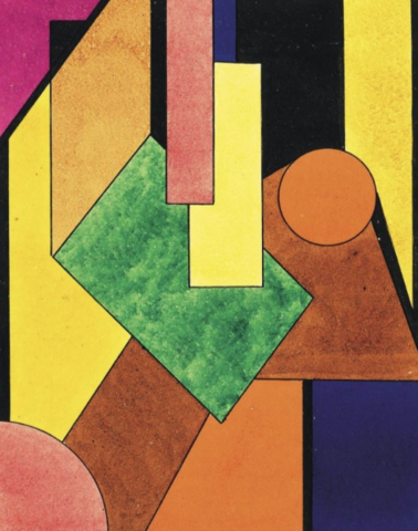 Composición constructivista, Lajos Kassak