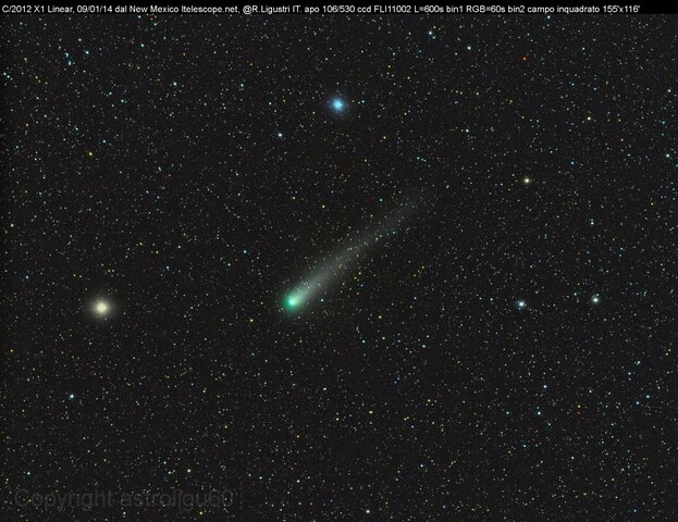 Observa el paso de tres cometas