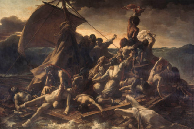 La balsa de la medusa, Gericault