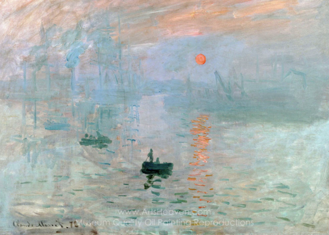 Amanecer impresionista, Monet