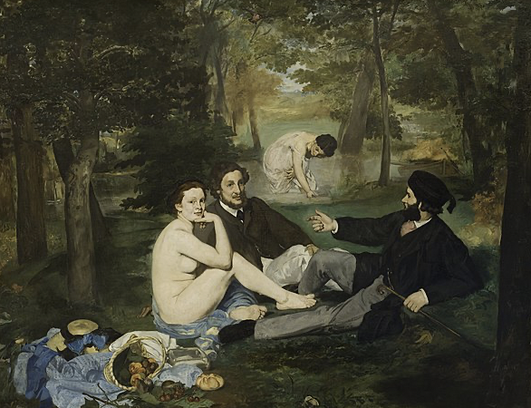Almuerzo sobre la hierba, Manet