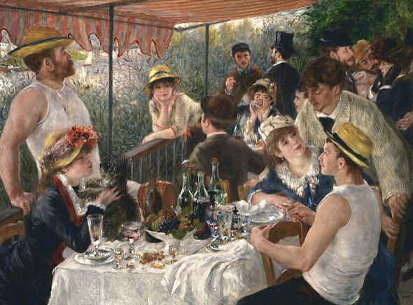 El almuerzo de los remeros, Renoir