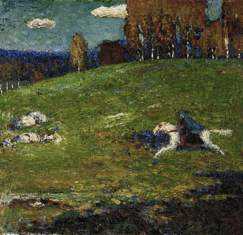 El caballero azul, Kadinsky