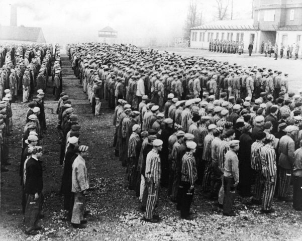 all the jews in Buchenwald were driven from their barracks for evacuation