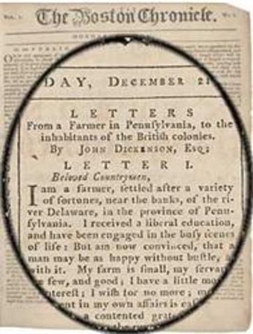 1767 Townshend Acts and Boston Tea Party