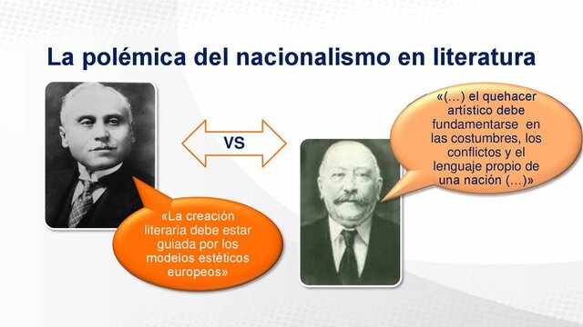 Polémica sobre el nacionalismo literario