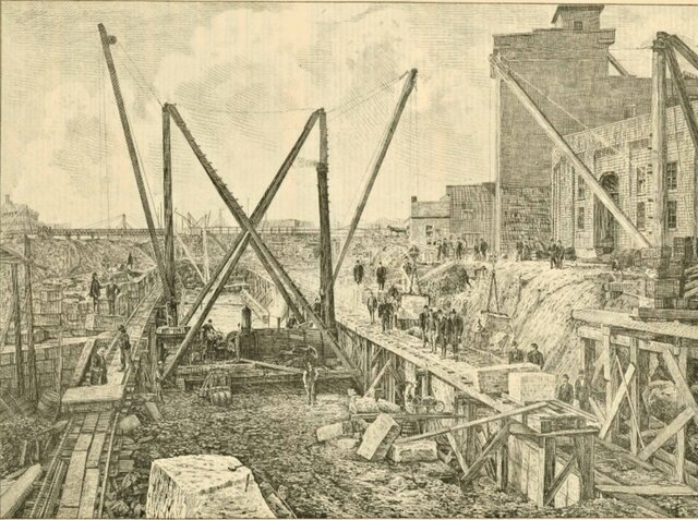 Premier canal achevé dans la colonie