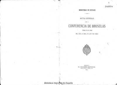 La Conferencia de Bruselas