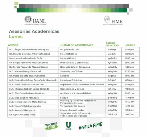 Asesorías Académicas virtuales