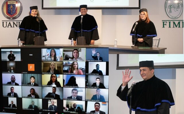 Realizan en FIME ceremonia de titulación de manera virtual