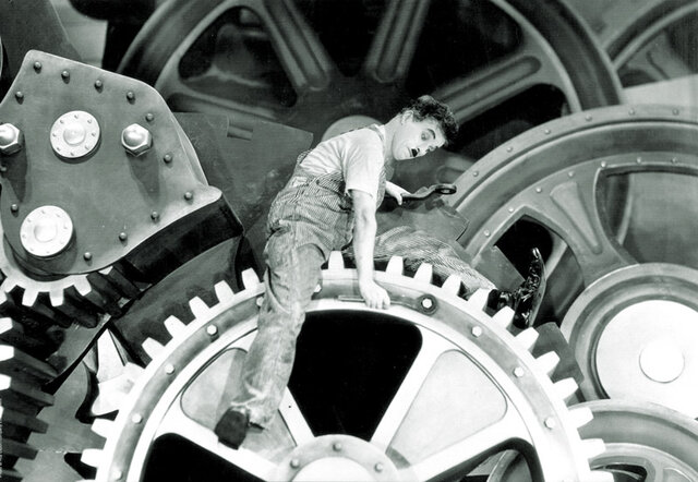 Tiempos modernos. (personaje de Charlot).