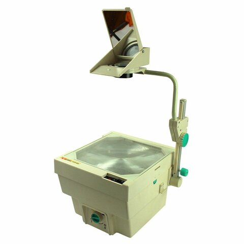 El uso de proyectores de acetato