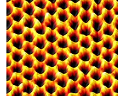 Earliest electron microscope image of graphene by Ruess and  Vogt