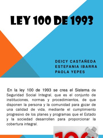 ley 100 de 1993