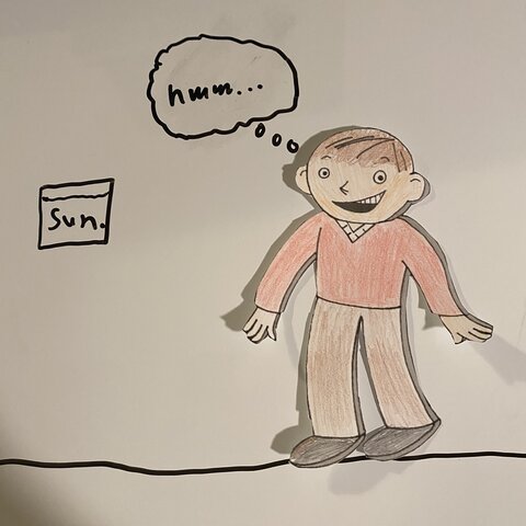 Clément pense sur le jour prochaine