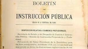 Ley Reglamentaria de la Instrucción