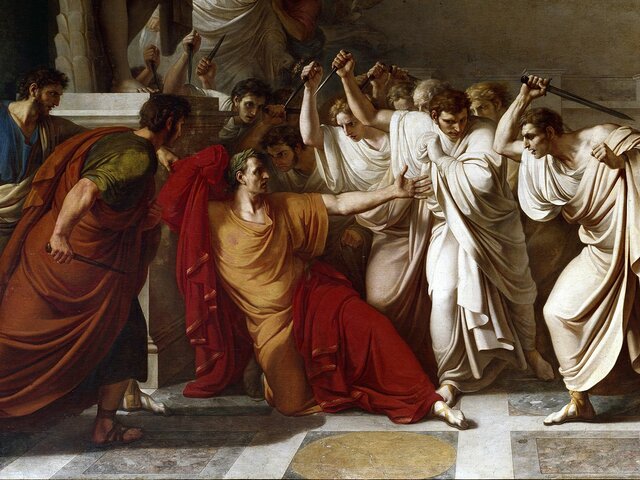 Julius Caesar is assassinated