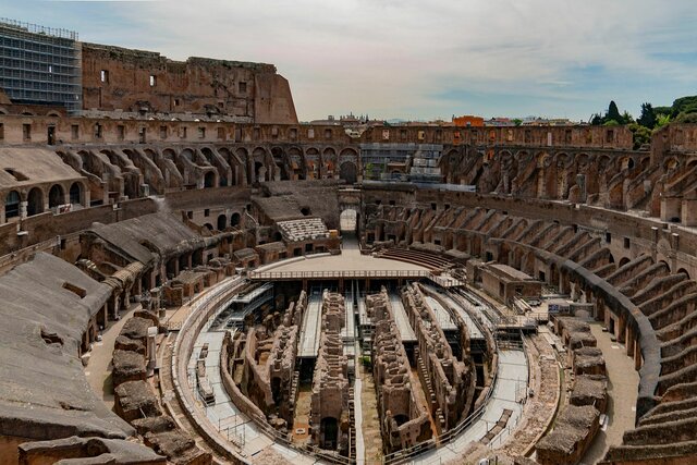 The Colosseum is built