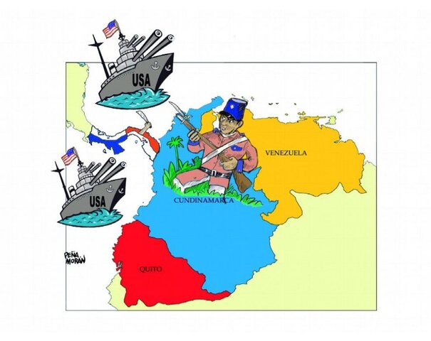 Separación de Panamá de Colombia con la intervención de los Estados Unidos de América